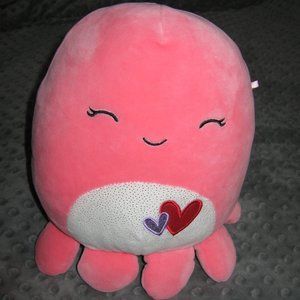 Squishmallows 8" Valentine Abby the Pink Octopus